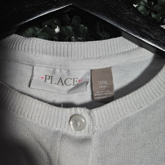 Place White Kids Cardigan Sweater - Picture 4 of 4